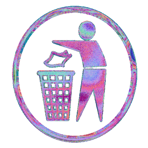 gived giphyupload loop clean trash Sticker