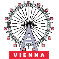 ferris wheel vienna Sticker by ViennaTouristboard