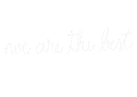 We Are The Best Sticker