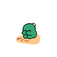 Sad Dinosaur Sticker by GONRYON._.O