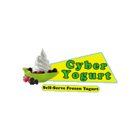 cyberyogurt froyo frozen yogurt cyber yogurt Sticker