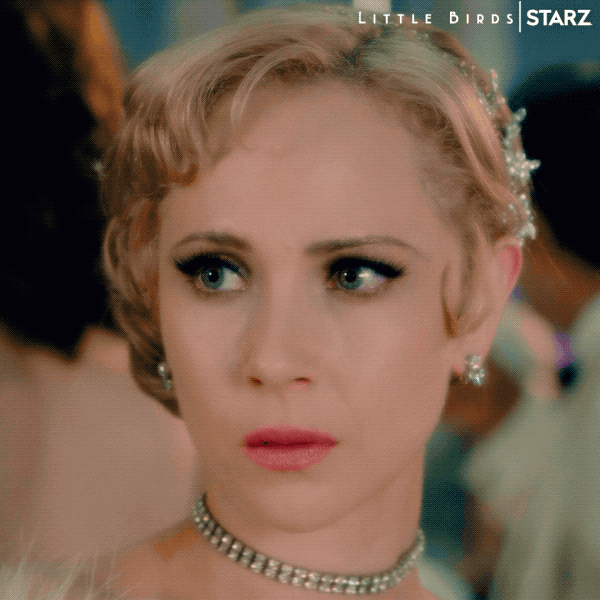 Juno Temple Reaction GIF by STARZ