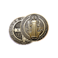 Sao Bento Medal Sticker by Mosteiro da Virgem