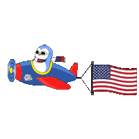 United States Penguin Sticker by Pudgy Penguins