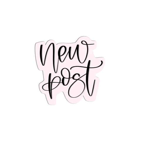 blog lettering Sticker by lovetistrue