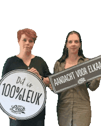 Store Sticker by 100%LEUK