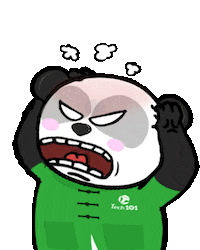 Tech101ph angry bad panpan tech101 Sticker