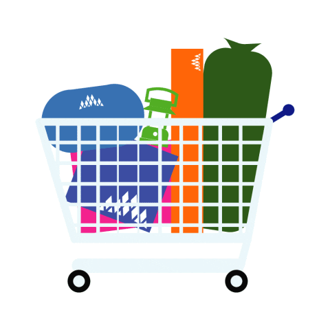 Obelink shopping camping campen kamperen Sticker