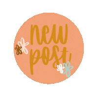 Post Flowers Sticker