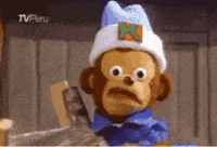 Monkey Puppet GIF by MOODMAN
