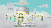 jesus clouds GIF by South Park 
