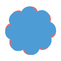 Loop Flower Sticker