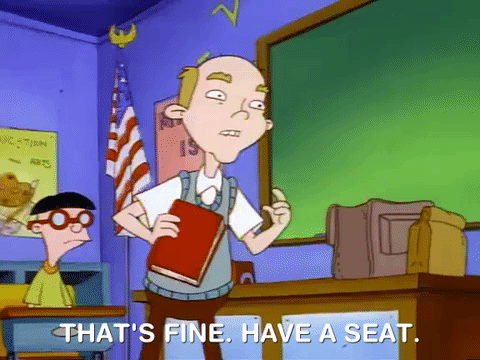 hey arnold nicksplat GIF