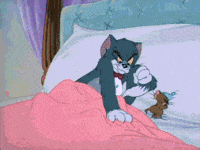 Tom Sleeping GIF