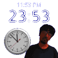 11 Pm Sticker