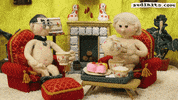 nudinits fun animation comedy tea GIF