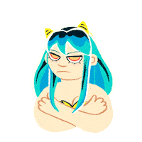 Urusei Yatsura Wow Sticker