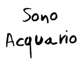 Aquarius Acquario Sticker by Pasquale Monda