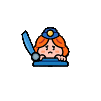 Scared Baby Sticker by Squad Busters