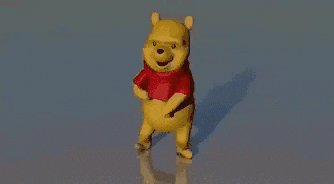Pooh dançando