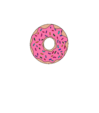 homer donut Sticker