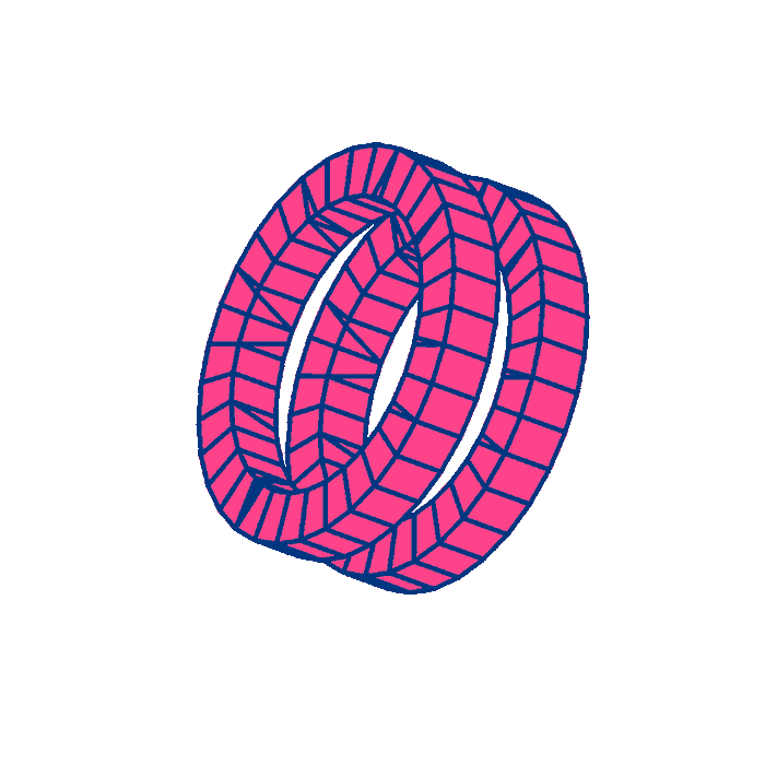 Cianomagenta Sticker