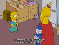 helping homer simpson GIF