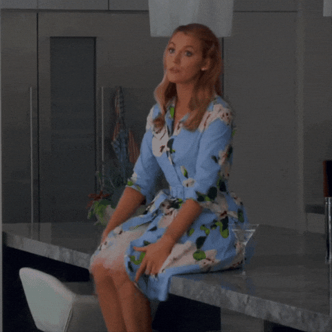 Get Comfortable The Details GIF by Blake Lively Fan