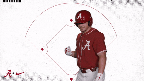 Baseball GIF by Alabama Crimson Tide