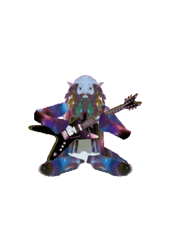 Musica Guitarra Sticker by Multiverso do Gnomo