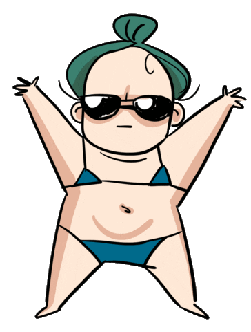 Sun Bikini Sticker