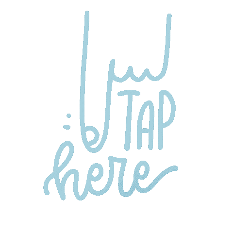 Light Blue Text Sticker