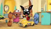 Children Taxi GIF by Bing Bunny