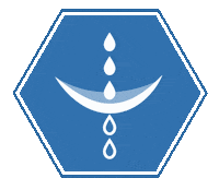 QblueSolutions new drink water cheers Sticker