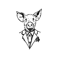 Pig Sticker by weingutdam