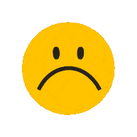 Sad Face Sticker