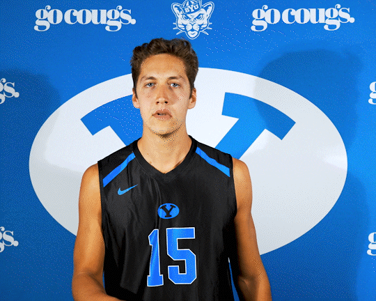 Sport Be Quiet GIF by BYU Cougars