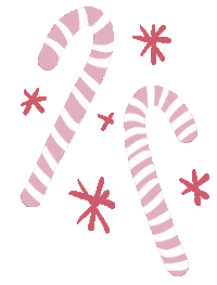 Candycane Sticker by Ruby Rose Colombia