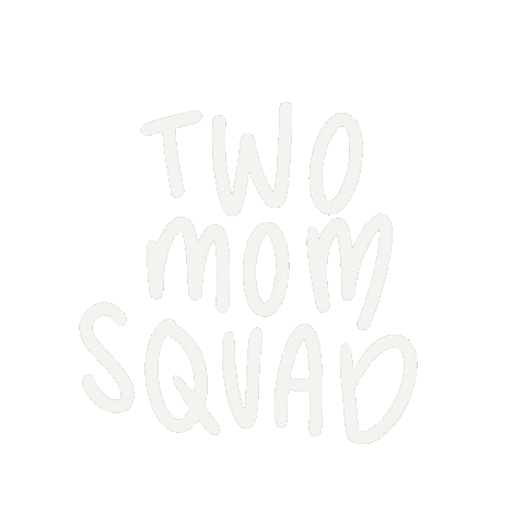 Mom Two Moms Sticker