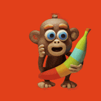 Hungry Monkey GIF