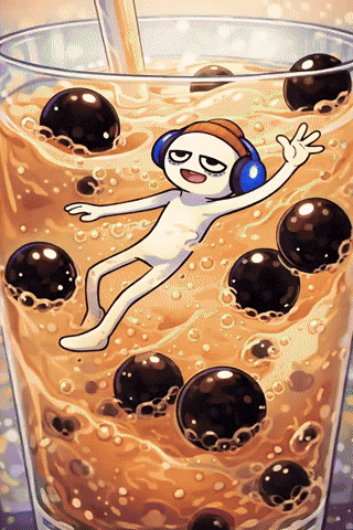 Floating Through Milk Tea Like This