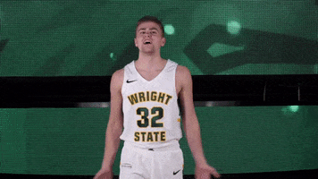 Excited Ncaa Sports GIF by Wright State University Athletics