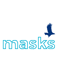 Mask Hawks Sticker by Hillsborough Community College