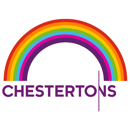 Rainbow Pride Sticker by Chestertons