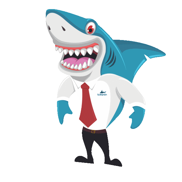 tubaron tv internet tecnologia alegria Sticker