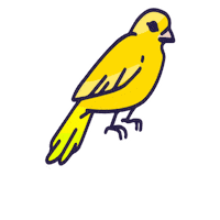 Bird Hotel Sticker by Kimpton