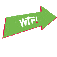 Arrow Wtf Sticker by WTF_Dripstuff