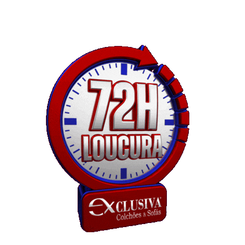 72 Horas Sticker by Exclusiva Colchões e Sofás