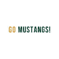 Go Mustangs Sticker by calpolyrodeo