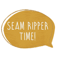 Speech Bubble Seam Ripper Sticker by Art Gallery Fabrics